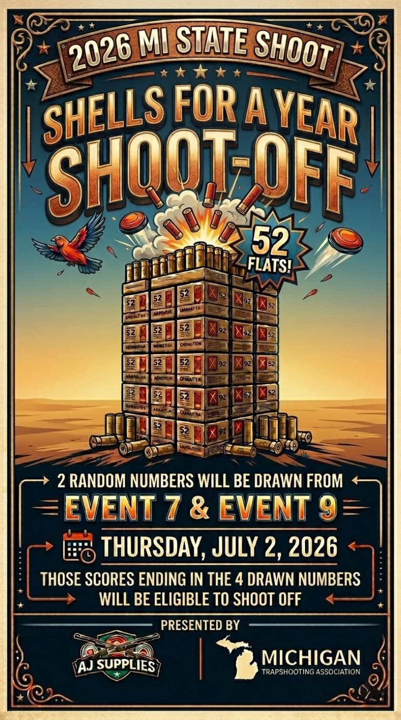 Shells for a Year Shoot-Off, 52 flats, Thursday July 2, presented by AJ's Supplies